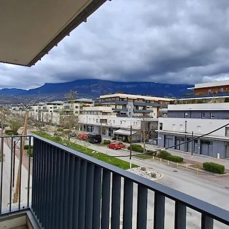 公寓 La Parenthese Du - View And Private Parking 4 艾克斯莱班